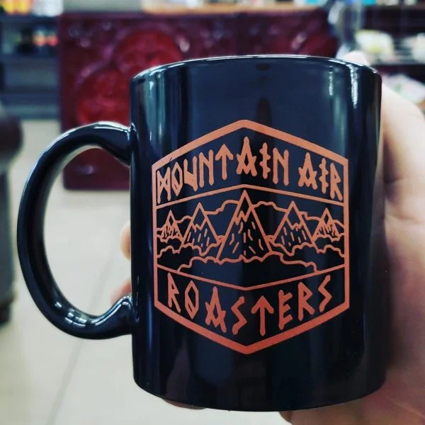 Black mountain air roasters mug