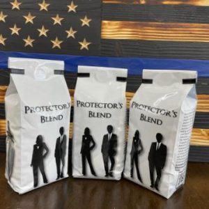 The Protector's Blend is a bold dark roast with a little extra caffeine to get you through those long days!